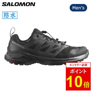 yGg[P10{420:00-1101:59܂ŁzSALOMON T X-ADVENTURE GORE-TEX XAhx`[SAebNX Black/Black/Black L47321100 y C Xj[J[ V[Y h gC Y jO A
