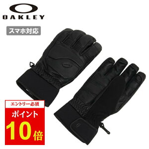 yGg[P10{11/1 10:00-12/1 09:59܂Łz2026 OAKLEY I[N[ Peak Leather Gloves s[NU[O[uY FOS901654 y Xm[{[h ^b`XN[ X}zΉ h h AEghA  z