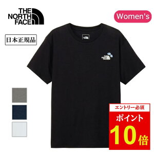【エントリーでP10倍★24日20:00-27日9:59まで】THE NORTH FACE ザ・ノース・フェイス S/S Flower Logo Tee ショートスリーブフラワーロゴティー NTW32531 【 トップス 半袖 Tシャツ レディース ウィメンズ ア