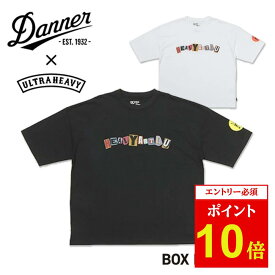 【エントリーでP10倍★11/1 10:00-12/1 09:59まで】DANNER×ULTRA HEAVY×SHELTECH ダナー×ウルトラヘビー×シェルテック BOX LOGO PT T ボックスロゴPT T 25SS-UH01 【 コラボ トップス 半袖 Tシャツ アウトドア 】