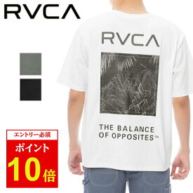 【エントリーでP10倍★11/1 10:00-12/1 09:59まで】RVCA ルーカ PALM BOX SS Tシャツ BF041250 【 トップス 半袖 綿100% コットン アウトドア キャンプ 】【メール便・代引不可】【 SS2506T 】