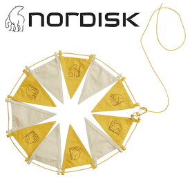 NORDISK ノルディスク Flag Lines (2 Pieces)　Mustard 148092 【 日本正規品 旗 フラッグ テント雑貨 キャンプ アウトドア 】