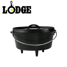 LODGE ロッジ キャンプオーヴン 10インチディープ L10DCO3 19240120 【 アウトドア キャンプ ダッチオーブン 料理 BBQ 】
