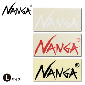 NANGA ナンガ CUTTING STICKER L カッティングステッカー 【シール/カスタム/アウトドア】【メール便・代引不可】