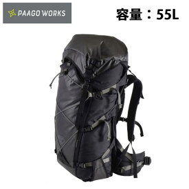 PaaGo WORKS パーゴワークス CARGO 55 カーゴ55 ブラック HP204BLK 【 リュック バックパック 登山 キャンプ アウトドア 】