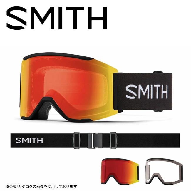 SMITH OPTICS スミス SQUAD MAG スカッドマグ Black CP Photochromic Red Mirror&Clear  010273030 【日本正規品/スノーボード/ゴーグル/調光】 | SNB-SHOP