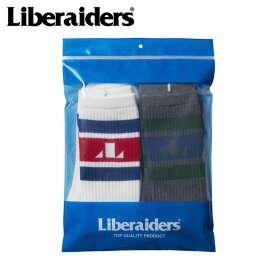 Liberaiders リベレイダース 2-PACK LINE SOCKS 2パックラインソックス 759092303/709092401 【 靴下 メンズ アウトドア キャンプ 】【メール便・代引不可】