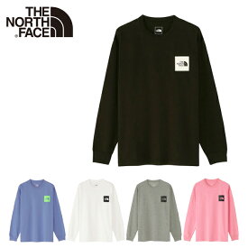 【エントリーでP10倍★24日20:00～27日9:59まで】THE NORTH FACE ノースフェイス L/S Square Logo Tee ロングスリーブスクエアロゴティー NT82334 【 ロンТ 長袖 アウトドア Tシャツ ユニセックス 日本正規品 】【メール便・代引不可】