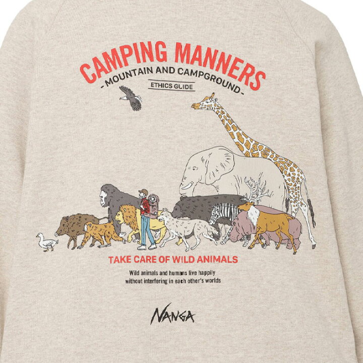 楽天市場】NANGA ナンガ ECO HYBRID CAMPING MANNERS WILD ANIMALS 