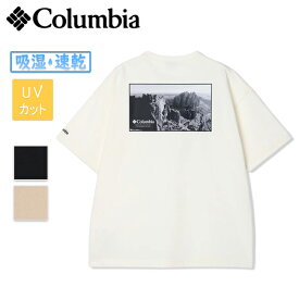 【300円OFFクーポン配布中】【エントリーでP10倍★23日20:00～27日1:59まで】Columbia コロンビア Millers Crest Graphic SS Tee ミラーズクレストグラフィックショートスリーブティー PM0795 【 Tシャツ 半袖 トップス 吸湿速乾機能 UVカット 】【メール便・代引不可】