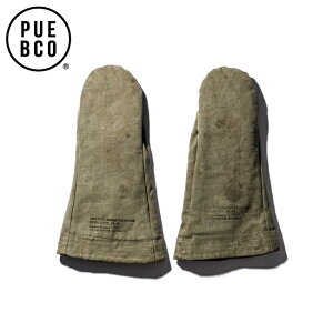 PUEBCO �v�G�u�R VINTAGE TENT FABRIC MITTENS �r���e�[�W�e���g�t�@�u���b�N�~�g�� 302409 �y ����� �L�b�`�� ���� ���� �L�����v �A�E�g�h�A �z