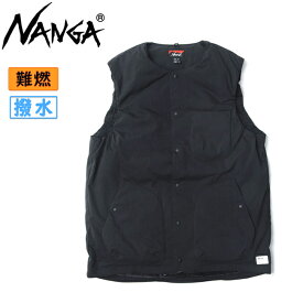 【エントリーでP10倍★11/1 10:00-12/1 09:59まで】NANGA ナンガ HINOC RIPSTOP INNER DOWN VEST ヒノックリップストップインナーダウンベスト 【 アウター ノーカラー タウンユース 防寒 撥水 難燃 アウトドア たきび 焚き火 】