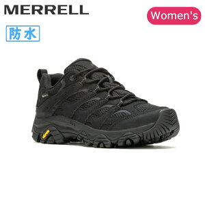 【エントリーでP10倍★24日20:00-27日9:59まで】MERRELL メレル MOAB 3 SYNTHETIC GORE-TEX モアブ3シンセティックゴアテックス Black/Black 500426 【 ウィメンズ スニーカー 靴 防水 透湿 通気性 疲労軽減 ハイ