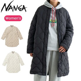 【エントリーでP10倍★11/1 10:00-12/1 09:59まで】NANGA ナンガ RIB COLLAR QUILTED DOWN COAT W リブカラーキルティッドダウンコート 【 アウター 防寒 タウンユース レディース ウィメンズ アウトドア 】