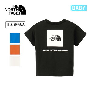 THE NORTH FACE ザ・ノース・フェイス B S/S Back Square Logo Tee ベビーショートスリーブバックスクエアロゴティー NTB32538 【 日本正規品 半袖 Tシャツ 乳児 トップス 】【メール便・代引不可】【 SS2506
