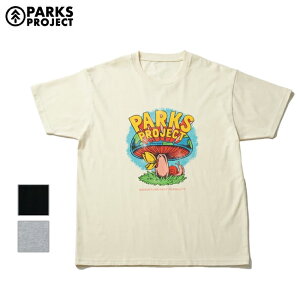 PARKS PROJECT �p�[�N�X�v���W�F�N�g Organic Cotton Mushroom S/S Tee by DLOP �I�[�K�j�b�N�R�b�g���}�b�V�����[���V���[�g�X���[�u�e�B�[ PP25SS-002 �y �g�b�v�X ���� T�V���c �A�E�g�h�A �z�y���[���ցE��