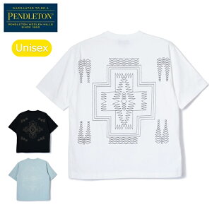 �y�G���g���[��P10�{��23��20:00-27��01:59�܂ŁzPENDLETON �y���h���g�� Back EMB Tee �o�b�NEMB�e�B�[ 5275-0016 �y T�V���c ���� ��100�� �g�b�v�X ���j�Z�b�N�X �z�y���[���ցE����s�z�y SS2506T �z