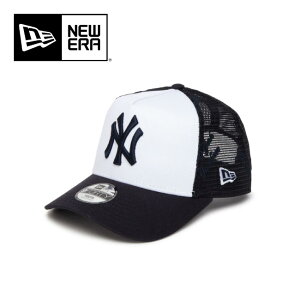 【エントリーでP10倍★24日20:00-27日9:59まで】NEWERA ニューエラ キッズ Youth 9FORTY A-Frame トラッカー MLB Mesh Embroidery ニューヨーク・ヤンキース ホワイト/ネイビー 14392018 【 帽子 キャップ 日除け