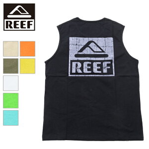 REEF ���[�t SQUARE LOGO TANK �X�N�G�A���S�^���N RFTTM2303/RFTTM2401 �y �g�b�v�X �m�[�X���[�u �A�E�g�h�A �z�y���[���ցE����s�z