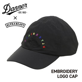 【エントリーでP10倍★11/1 10:00-12/1 09:59まで】DANNER×ULTRA HEAVY×SHELTECH ダナー×ウルトラヘビー×シェルテック EMBROIDERY LOGO CAP エンブロイダリーロゴキャップ 25SS-UH03 【 コラボ 帽子 日除け 刺繍 キャンプ アウトドア 】