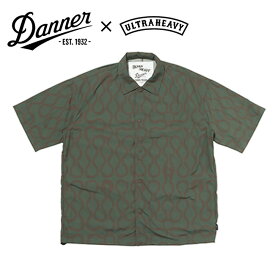【エントリーでP10倍★11/1 10:00-12/1 09:59まで】DANNER×ULTRA HEAVY×SHELTECH ダナー×ウルトラヘビー×シェルテック PINS PT SNAP SHIRTS ピンズPTスナップシャツ 25SS-UH04 【 コラボ トップス 半袖 開襟シャツ アウトドア 】