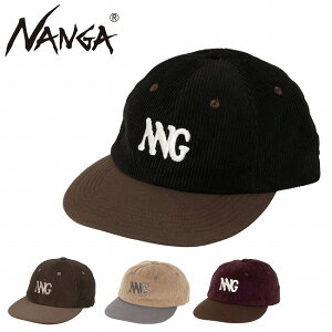 �y�G���g���[��P10�{��10/24 20:00-10/27 09:59�܂ŁzNANGA �i���K CORDUROY NNG LOGO CAP �R�[�f�����CNNG���S�L���b�v N2532-3A057Z �y �X�q ������ �� �R�b�g�� �L�����v �A�E�g�h�A �z