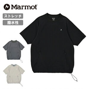 Marmot �}�[���b�g MMT Light 4way Woven S/S �}�[���b�g���C�g�t�H�[�E�F�C�E�[�u���n�[�t�X���[�u MTSS26MTP016 �y �g�b�v�X ���� ���� �h���[�R�[�h �X�g���b�` �A�E�g�h�A �z