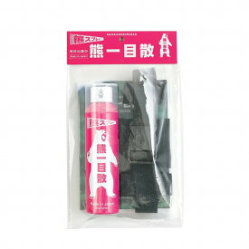 TIEMCO ティムコ 熊スプレー 熊一目散 ホルダー付き 【 ベアスプレー 熊よけ 熊撃退 キャンプ アウトドア 登山 ハイキング トレッキング 狩猟 釣り ゴルフ サイクリング キノコ狩り 】