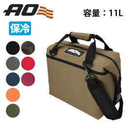 AO Coolers エーオークーラーズ 12パックキャンバスソフトクーラー AO12BK/CH/NB/RD/OR/TA/OL/CAMO/CDTN 【 防災 クーラーボックス 保冷バック アウトドア 】