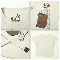 goslowcaravanゴースローキャラバンクマDJTEE(KIDS)311909【Tシャツ/クマ柄/アウトドア/フェス/キッズ】【メール便・代引不可】