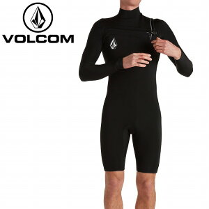 VOLCOM �{���R�� Mens Modulator 2/2mm Long Sleeve Springsuit �����Y���W�����[�^�[2/2mm�����O�X���[�u�X�v�����O�X�[�c BLK A9532200 �y �E�F�b�g�X�[�c �E�G�b�g�X�[�c �T�[�t �C �T�[�t�B�� �A�E�g�h�A �z