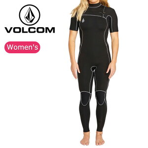 �y�G���g���[��P10�{��4��20:00-10��01:59�܂ŁzVOLCOM �{���R�� Womens Modulator 2mm Short Sleeve Wetsuit �E�B�����Y���W�����[�^�[2mm�V���[�g�X���[�u�E�F�b�g�X�[�c BLK O9512309 �y ���f�B�[�X �E�G�b�g�X