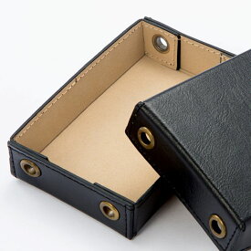 小物入れ PUレザーケース カードケース ジュエリーケース 収納箱 道具箱 整理箱 ふた付 カラーボックス マジックボックス 名刺サイズ B6サイズ