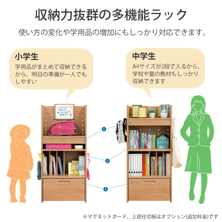 楽天市場】浜本工芸 No.90マルチラック 収納棚 引き出し ワゴン 学習 