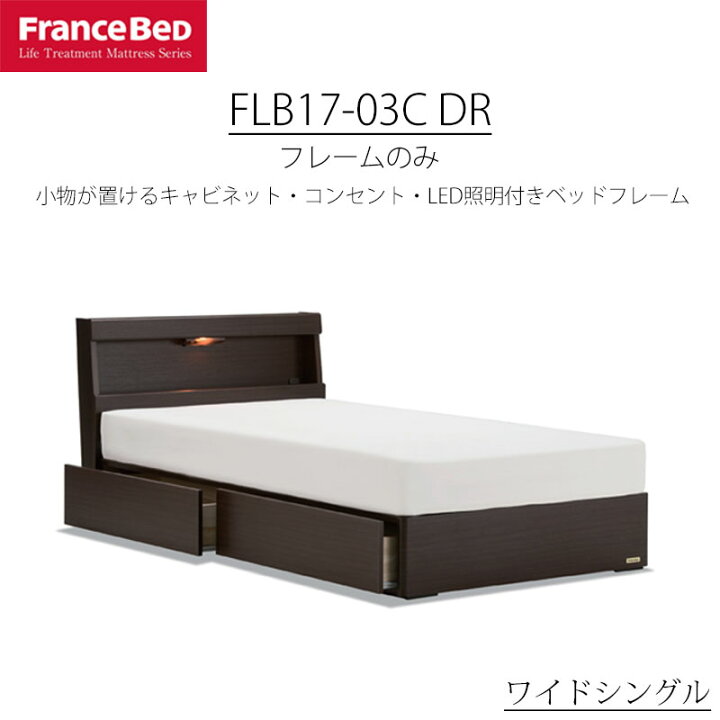楽天市場】数量限定 フランスベッド ベッド ワイドシングル WS FLB17 