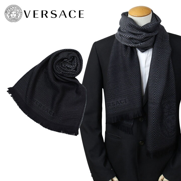 楽天市場 ヴェルサーチ Versace マフラー メンズ ウール イタリア製 カジュアル ビジネス 0645 ヴェルサーチ スニークオンラインショップ