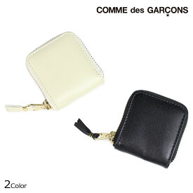 コムデギャルソン COMME des GARCONS 小銭入れ メンズ レディース ラウンドファスナー SA4100 ブラック ホワイト