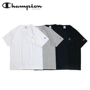�y�ő�1000�~OFF�N�[�|�����s�� 6/11 11:59�܂ŁI�z �`�����s�I�� Champion T�V���c ���� �����Y ���f�B�[�X MADE IN USA �|�P�b�g�t�� T1011 US T-SHIRT WITH POCKET �u���b�N �z���C�g �O���[ �l�C�r�[ �� �� C5-