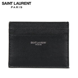 【クーポンで最大1000円OFF！3/29 10:59まで】 サンローラン パリ SAINT LAURENT PARIS パスケース カードケース ID 定期入れ メンズ 本革 YSL CREDIT CARD CASE ブラック 黒 375946BTY0N