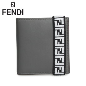 【クーポンで最大1000円OFF！5/1 10:59まで】 フェンディ FENDI 財布 二つ折り メンズ BI-FOLD WALLET グレー 7M0277 A8VC