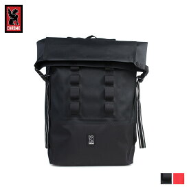 【クーポンで最大1000円OFF！5/1 10:59まで】 クローム CHROME リュック バッグ バックパック 28L メンズ レディース URBAN EX ROLLTOP ブラック レッド 黒 BG-218