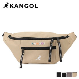 カンゴール KANGOL バッグ ボディバッグ ウエストバッグ メンズ レディース BODY BAG ブラック グレー ベージュ 黒 KGSA-BG00093