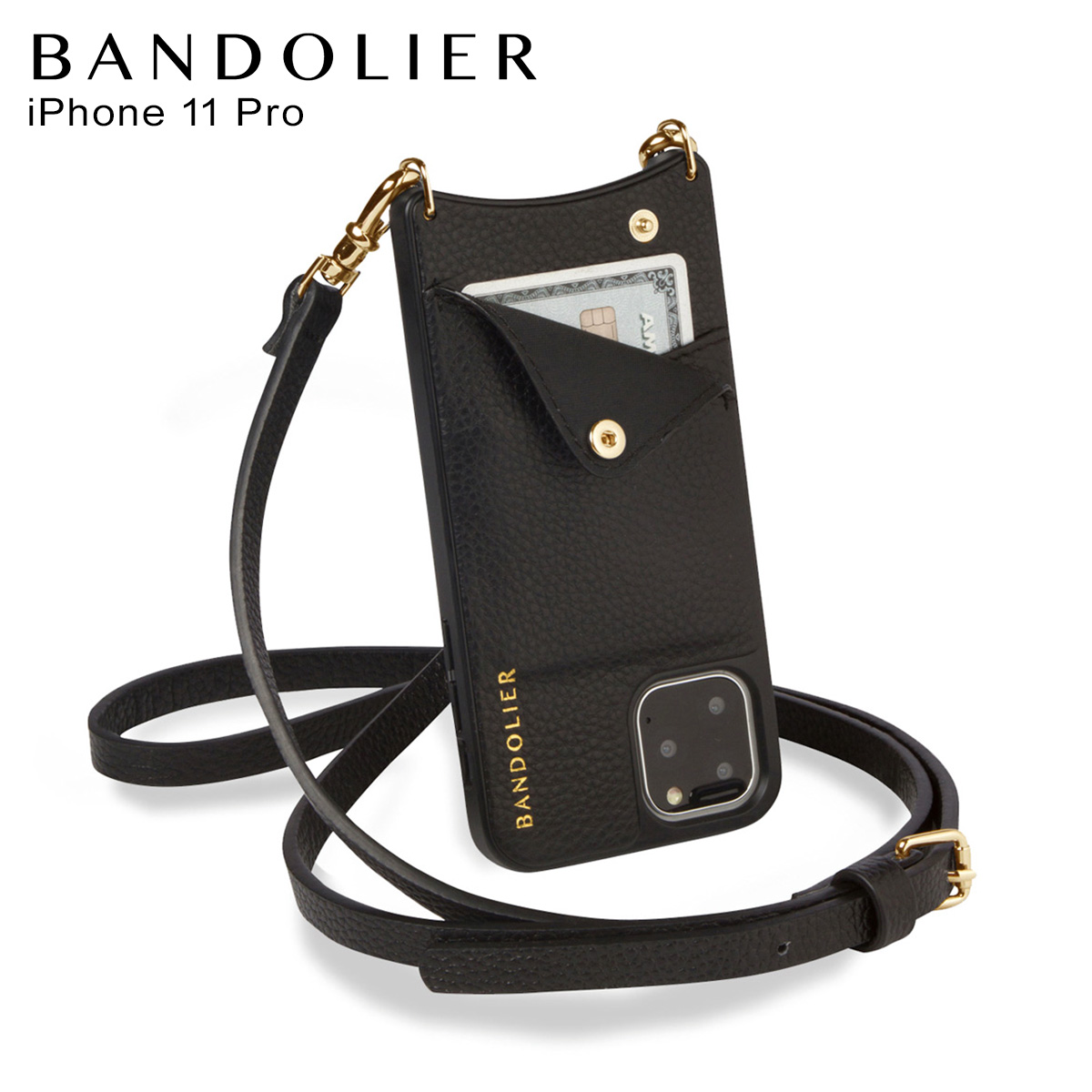 BANDOLIER iPhone11スマホショルダー&ローラチェーン超美品 