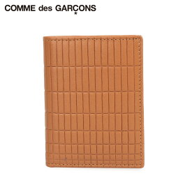 コムデギャルソン COMME des GARCONS 財布 二つ折り メンズ レディース BRICK LINE WALLET ベージュ SA0641BK