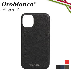 オロビアンコ Orobianco iPhone 11 スマホケース スマホショルダー 携帯 アイフォン メンズ レディース サフィアーノ調 PU LEATHER BACK CASE ブラック ネイビー カーキ レッド 黒
