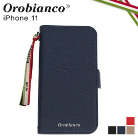 オロビアンコ Orobianco iPhone 11 スマホケース スマホショルダー 携帯 手帳 アイフォン メンズ レディース シュリンク PU LEATHER BOOK TYPE CASE ブラック ネイビー グレージュ レッド 黒