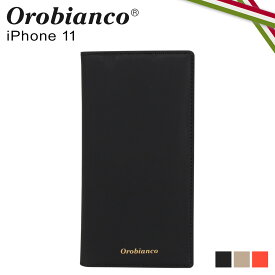 オロビアンコ Orobianco iPhone 11 スマホケース スマホショルダー 携帯 手帳型 アイフォン メンズ レディース GOMMA BOOK TYPE SMARTPHONE CASE ブラック グレージュ オレンジ 黒 ORIP-0007-11