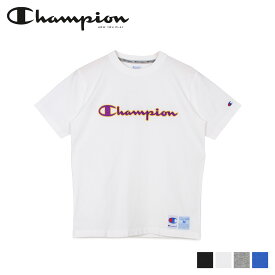 チャンピオン Champion Tシャツ 半袖 メンズ レディース T-SHIRT ブラック ホワイト グレー ブルー 黒 白 C3-Q301