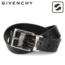 【クーポンで最大1000円OFF！5/1 10:59まで】 ジバンシー GIVENCHY ベルト レザーベルト メンズ REVERSIBLE BELT ブラック 黒 BK401K