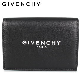 【クーポンで最大1000円OFF！5/1 10:59まで】 ジバンシー GIVENCHY 財布 三つ折り メンズ TRI-FOLD WALLET ブラック 黒 BK604M